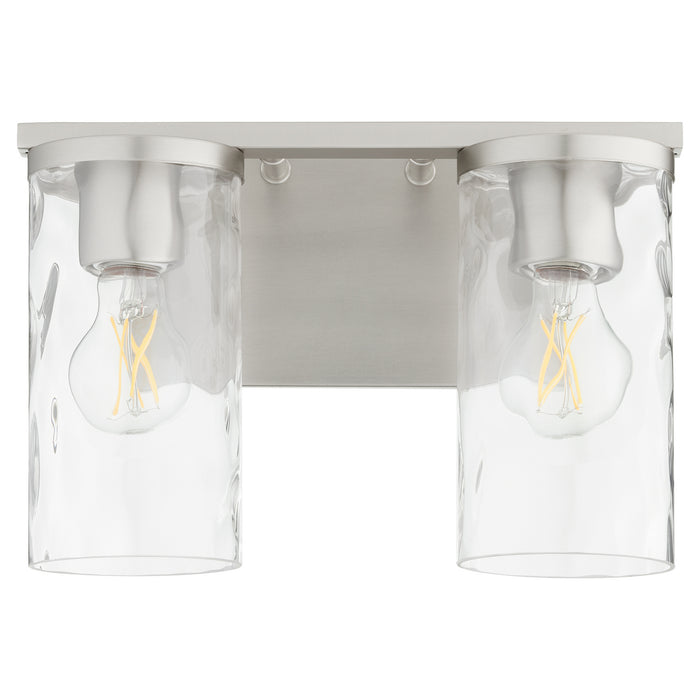 Quorum 5111-2-65 Two Light Vanity, Satin Nickel