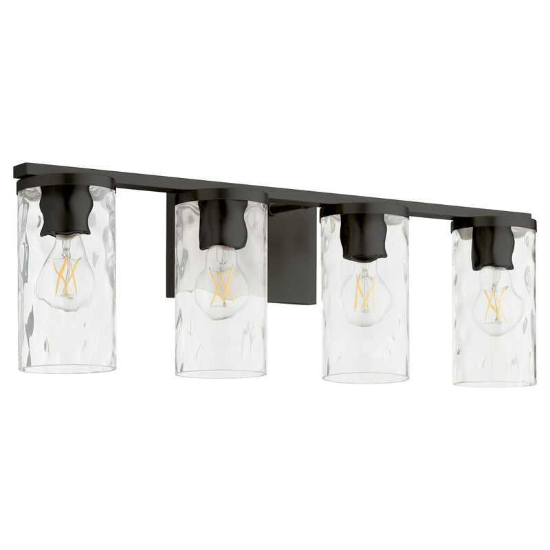 Quorum 5111-4-59 Four Light Vanity, Matte Black