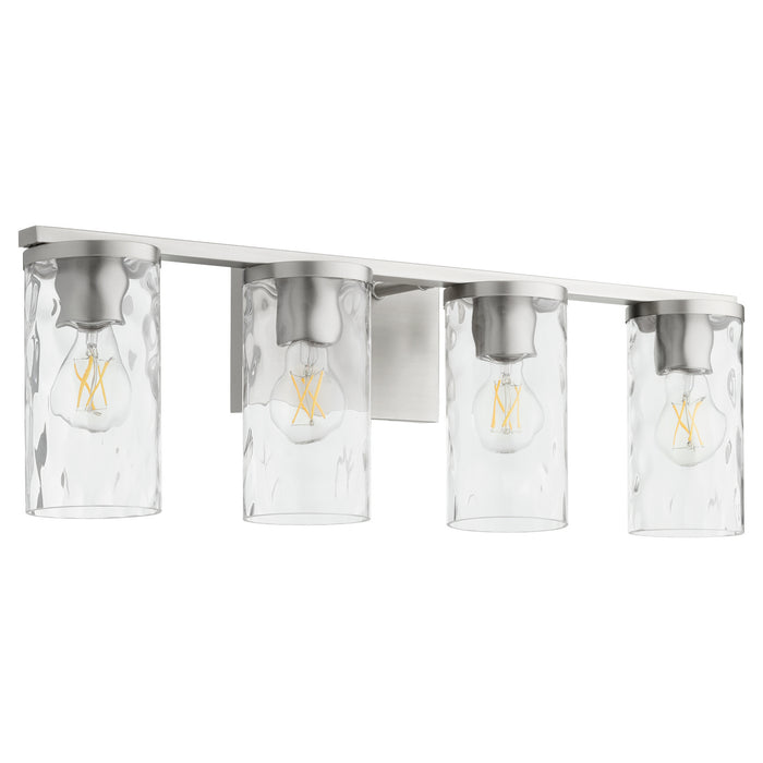 Quorum 5111-4-65 Four Light Vanity, Satin Nickel