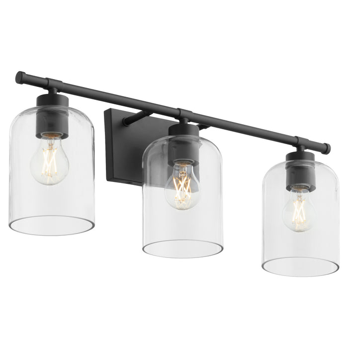 Quorum 5374-3-59 Three Light Vanity, Matte Black
