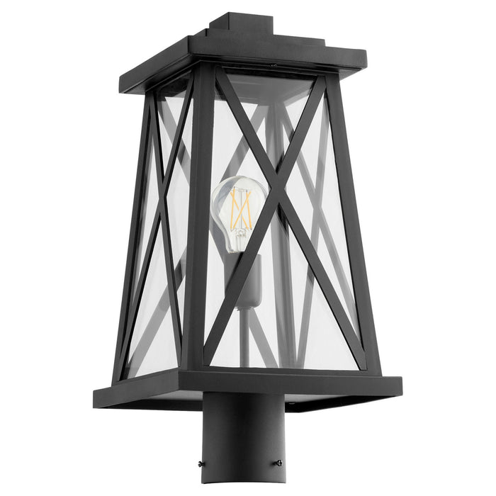 Quorum 727-16-69 One Light Post Mount, Textured Black