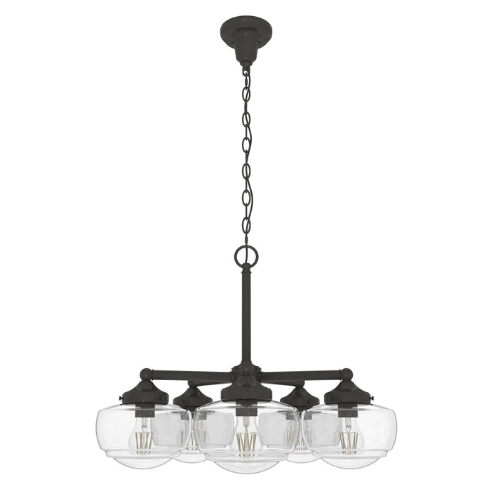Hunter 19362 Five Light Chandelier, Noble Bronze