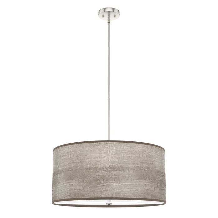 Hunter 19382 Four Light Pendant, Light Grey Oak