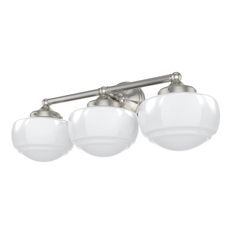 Hunter 19460 Three Light Pendant, Brushed Nickel