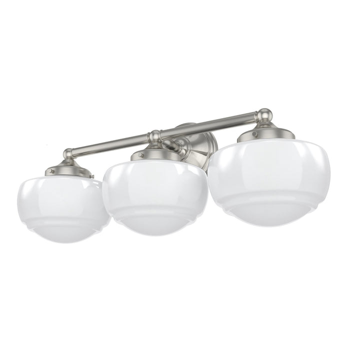 Hunter 19460 Three Light Pendant, Brushed Nickel