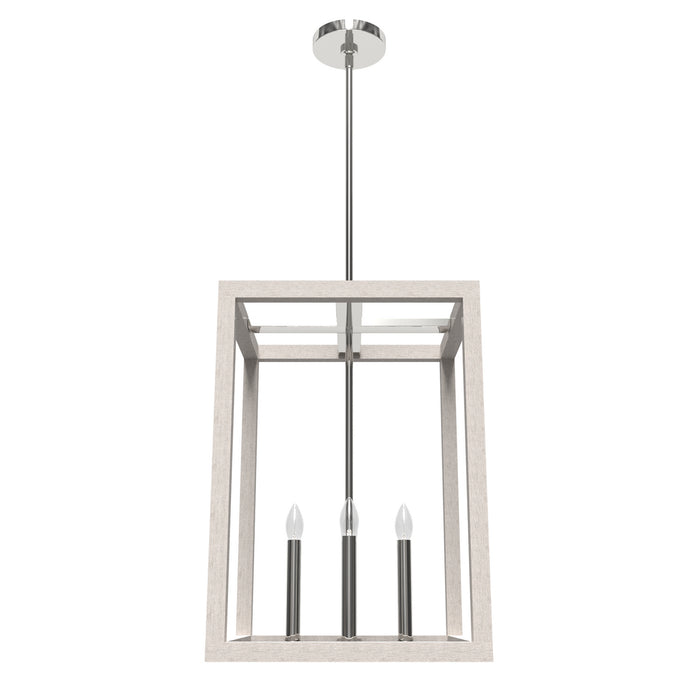 Hunter 19481 Four Light Pendant, Chrome