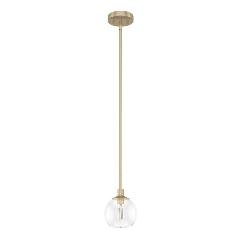 Hunter 19504 One Light Pendant, Alturas Gold