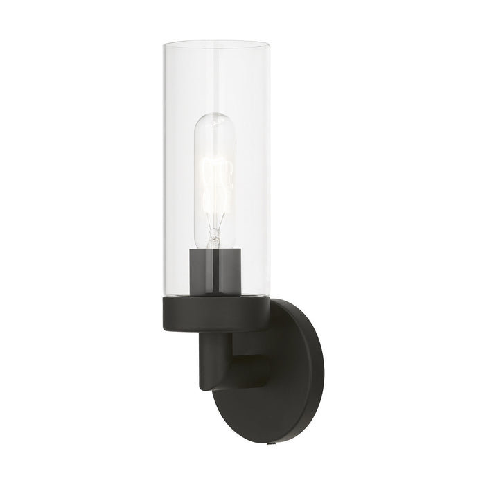 Livex Lighting 16171-04 One Light Wall Sconce, Black