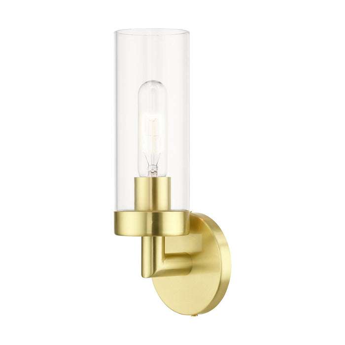 Livex Lighting 16171-12 One Light Wall Sconce, Satin Brass