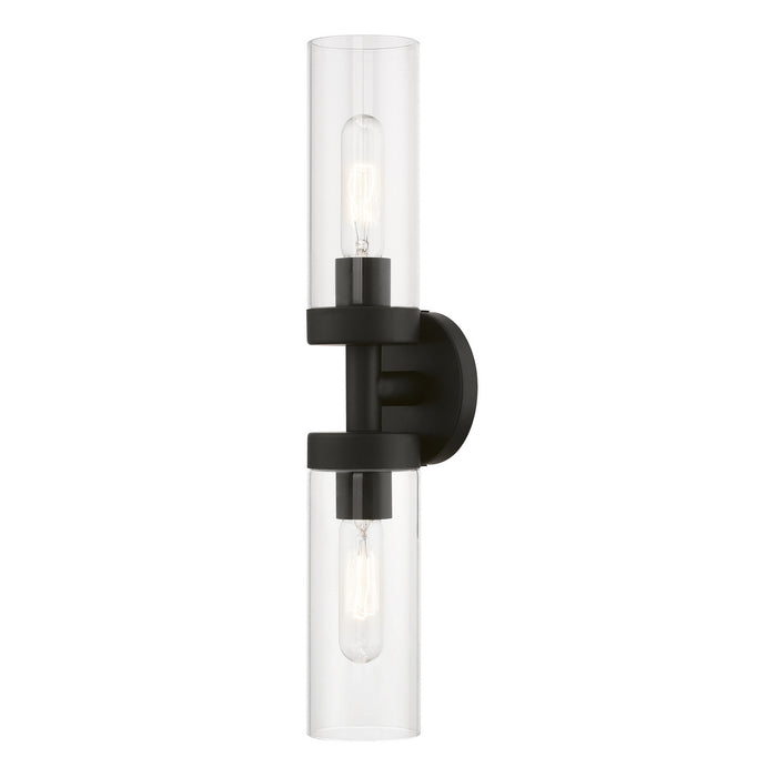 Livex Lighting 16172-04 Two Light Vanity Sconce, Black