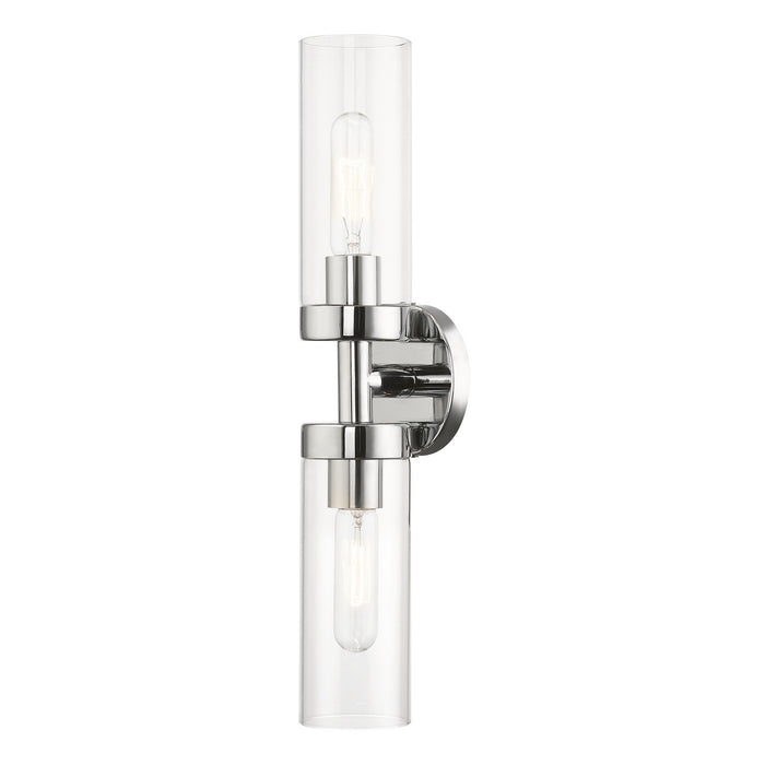 Livex Lighting 16172-05 Two Light Vanity Sconce, Polished Chrome