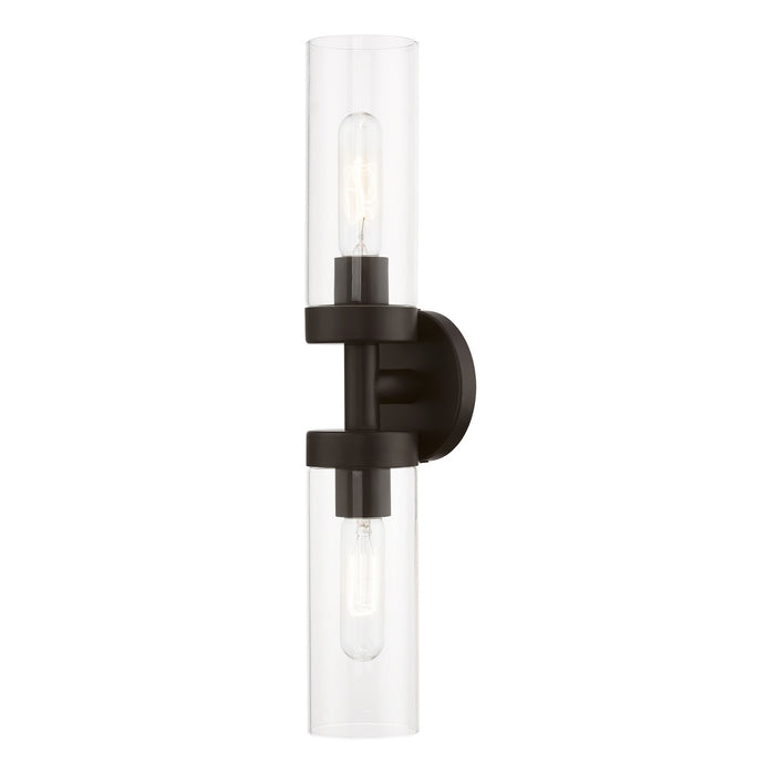 Livex Lighting 16172-07 Two Light Vanity Sconce, Bronze