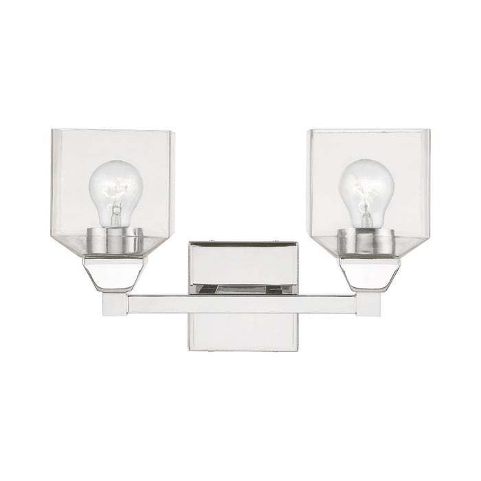 Livex Lighting 16772-05 Two Light Vanity Sconce, Polished Chrome