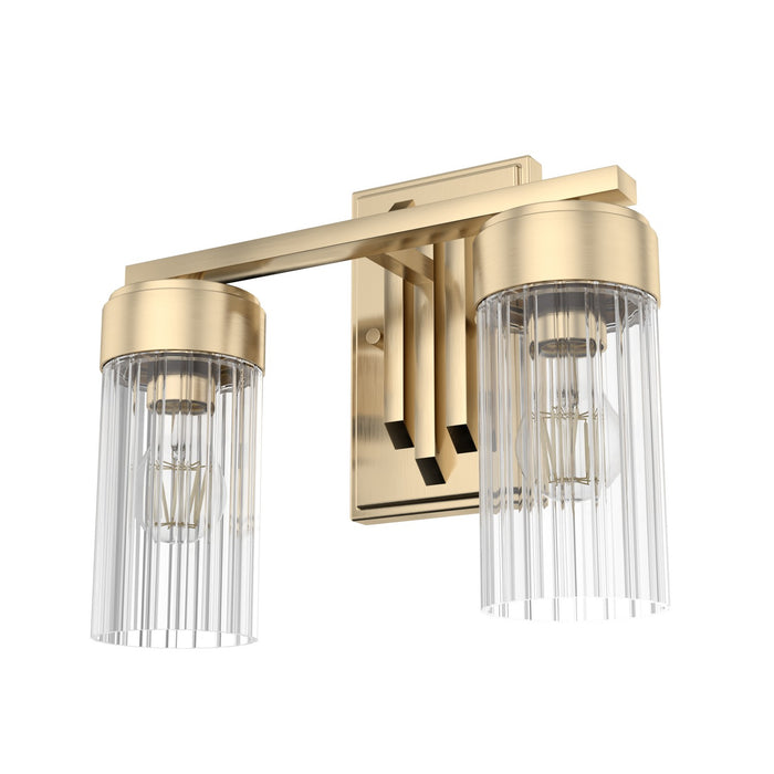 Hunter 19682 Two Light Bathroom Vanity, Alturas Gold