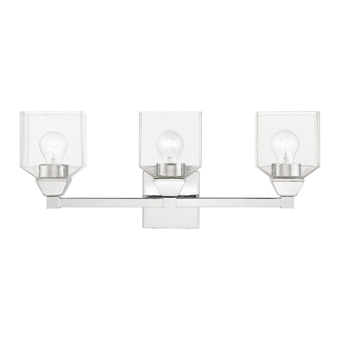 Livex Lighting 16773-05 Three Light Vanity Sconce, Polished Chrome