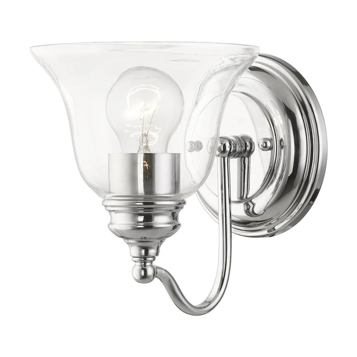 Livex Lighting 16931-05 One Light Vanity Sconce, Polished Chrome