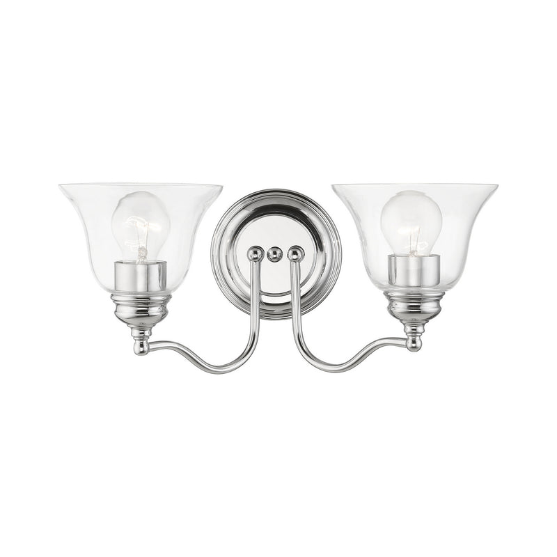 Livex Lighting 16932-05 Two Light Vanity Sconce, Polished Chrome