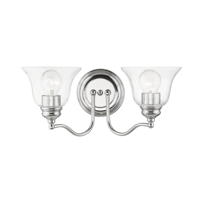 Livex Lighting 16932-05 Two Light Vanity Sconce, Polished Chrome