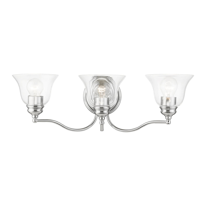 Livex Lighting 16933-05 Three Light Vanity Sconce, Polished Chrome