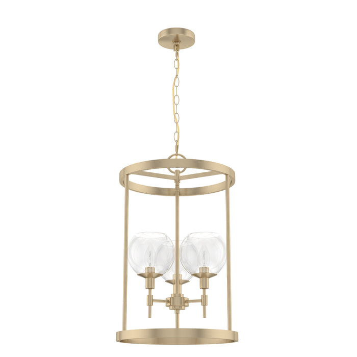 Hunter 19749 Three Light Foyer Pendant, Alturas Gold