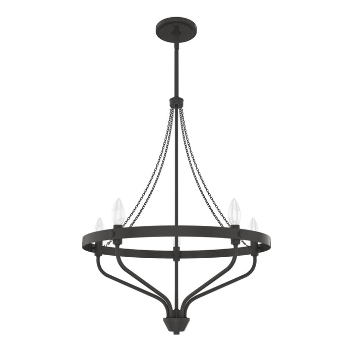 Hunter 19794 Five Light Chandelier, Noble Bronze
