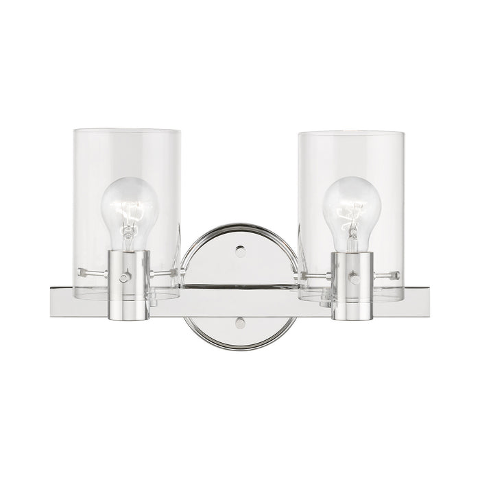 Livex Lighting 17232-05 Two Light Vanity Sconce, Polished Chrome