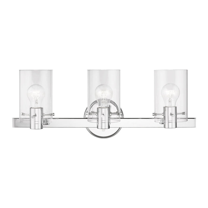 Livex Lighting 17233-05 Three Light Vanity Sconce, Polished Chrome