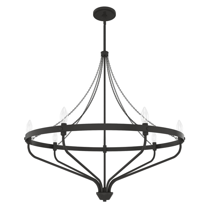 Hunter 19798 Seven Light Chandelier, Noble Bronze