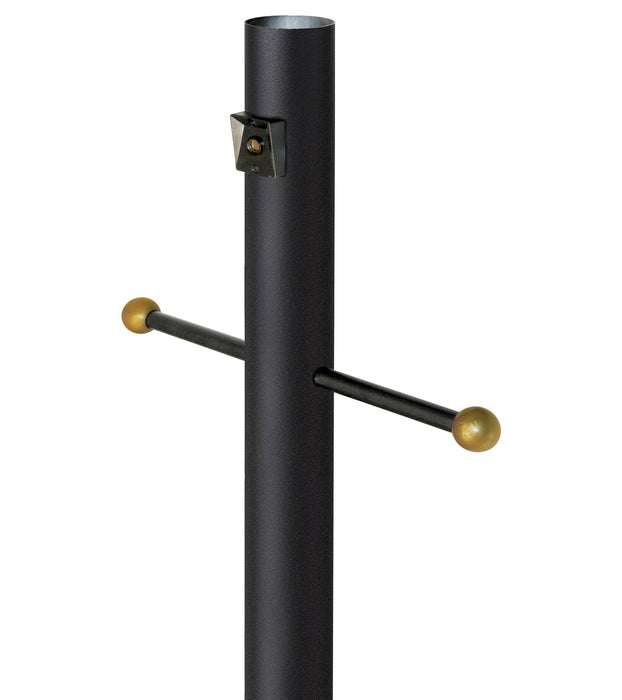 Wave Lighting 293-320-BK Outdoor Direct Burial Lamp Post, Black