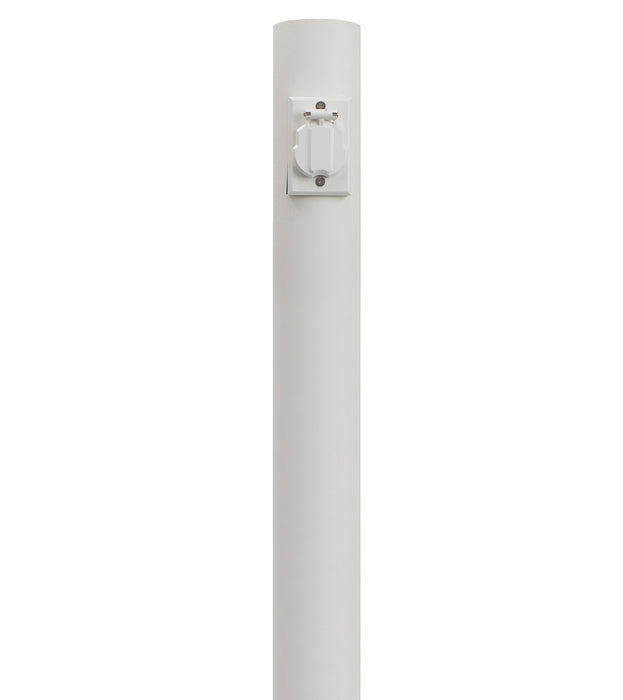 Wave Lighting 293-CNCA-WH Outdoor Direct Burial Lamp Post, White