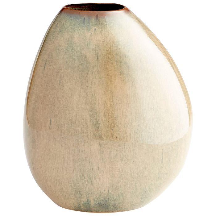 Cyan 10530 Vase, Olive Glaze