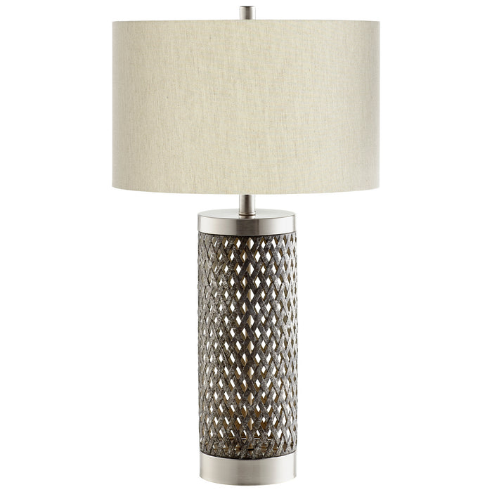 Cyan 10547-1 LED Table Lamp, Satin Nickel