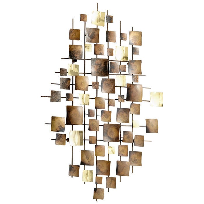 Cyan 10568 Wall Decor, Burnt Brass