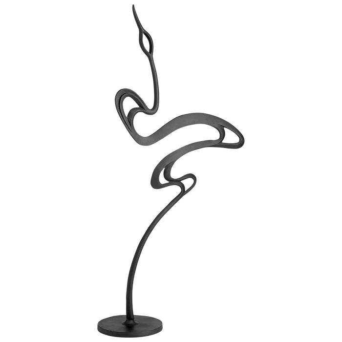 Cyan 10646 Sculpture, Matte Black