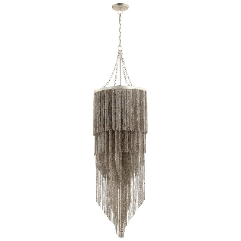 Cyan 10648 Four Light Chandelier, Silver