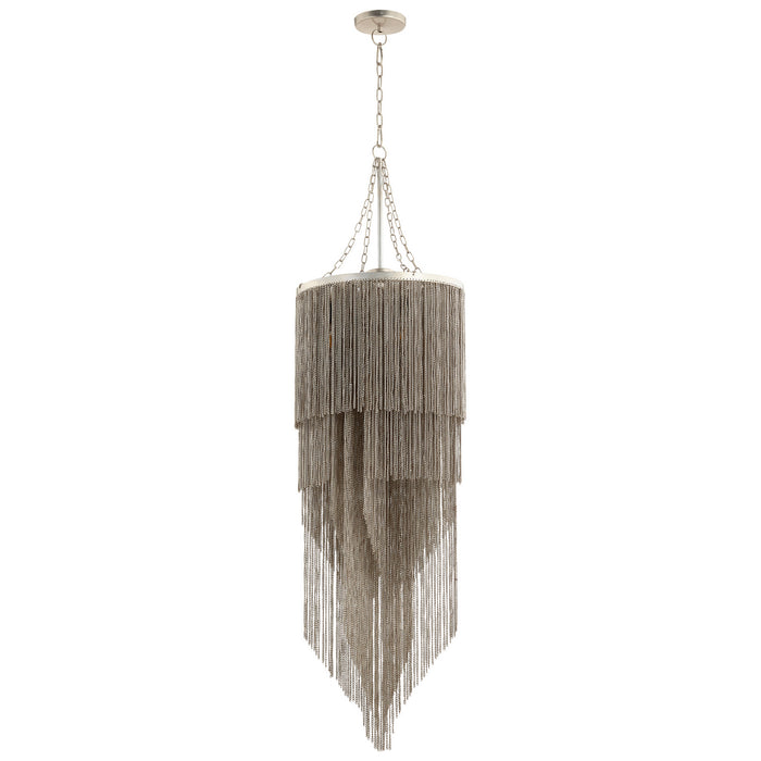 Cyan 10648 Four Light Chandelier, Silver