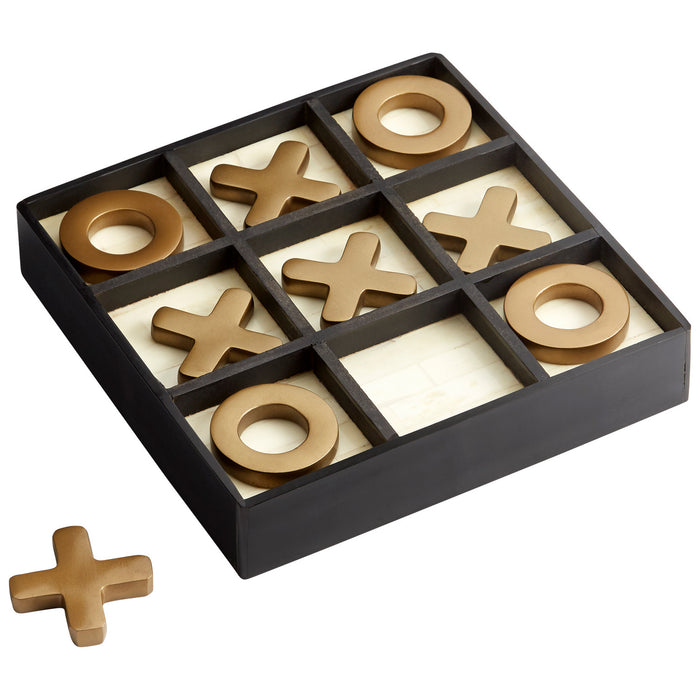 Cyan 10656 Sculpture, Black - Gold - White