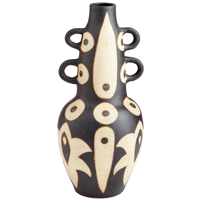 Cyan 10678 Vase, Black And White
