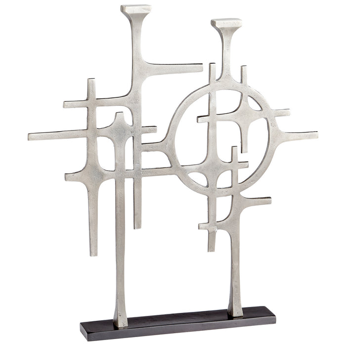Cyan 10732 Sculpture, Silver And Bronze