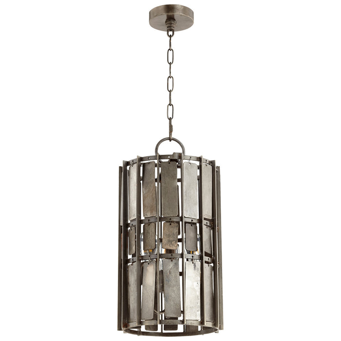 Cyan 10771 Three Light Pendant, Raw Iron