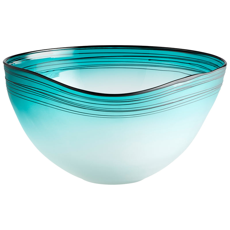 Cyan 10894 Bowl, Blue And White