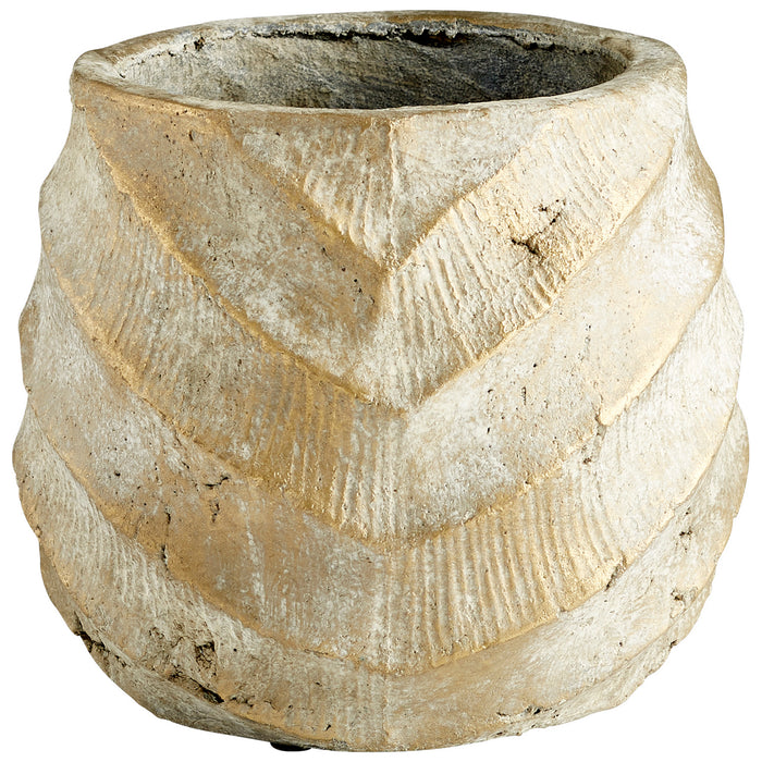 Cyan 11057 Planter, Brown Sandstone
