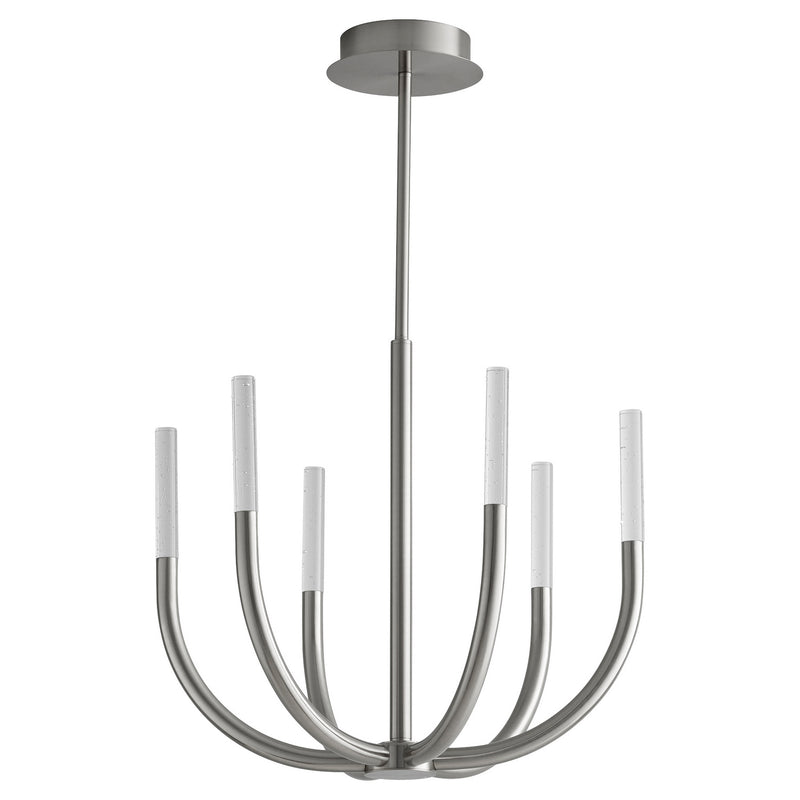 Cyan 11395 LED Chandelier, Satin Nickel