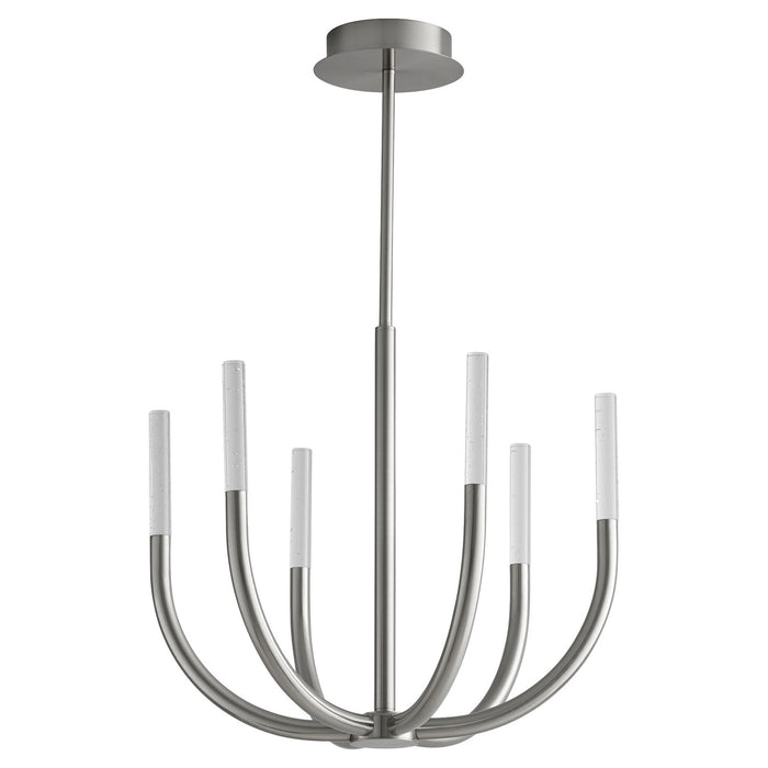 Cyan 11395 LED Chandelier, Satin Nickel