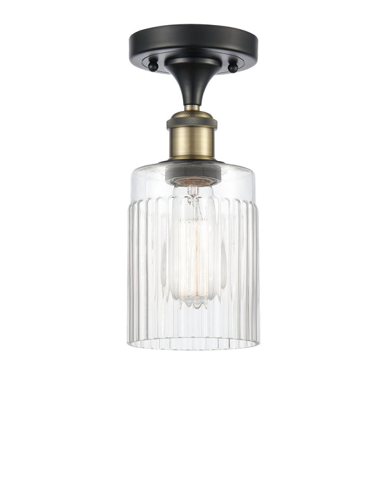 Innovations 516-1C-BAB-G342-LED LED Semi-Flush Mount, Black Antique Brass