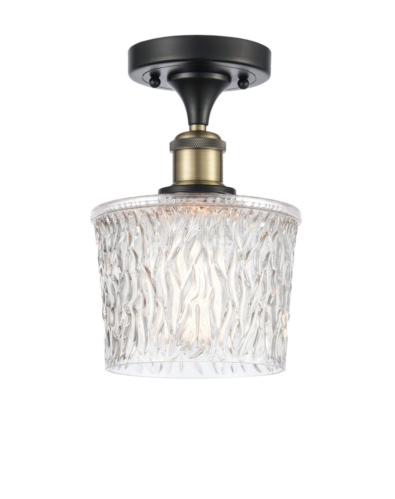 Innovations 516-1C-BAB-G402-LED LED Semi-Flush Mount, Black Antique Brass