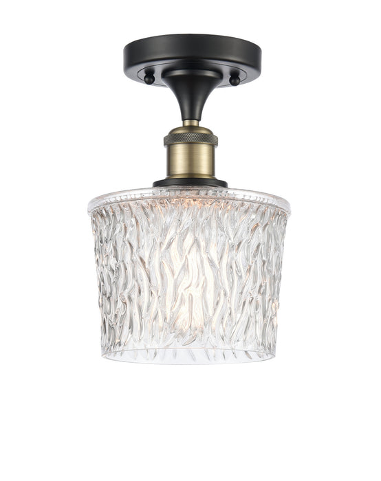 Innovations 516-1C-BAB-G402-LED LED Semi-Flush Mount, Black Antique Brass