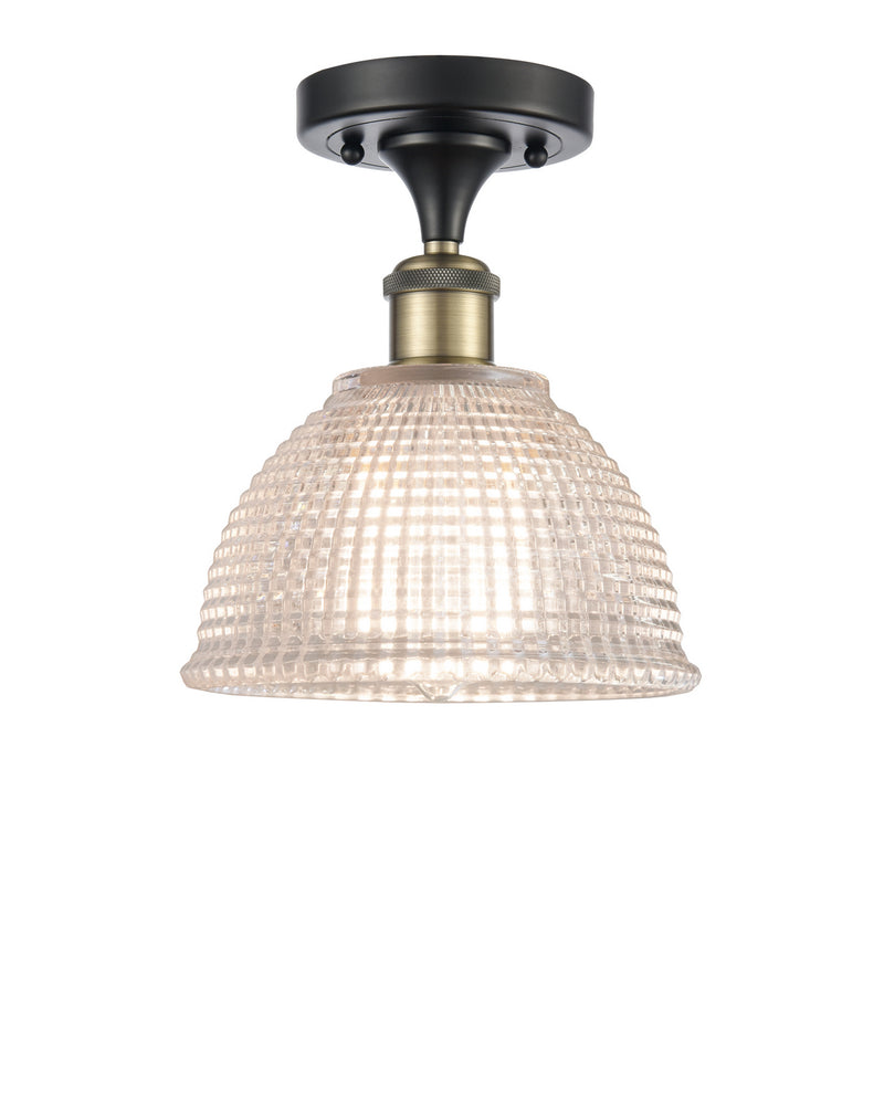 Innovations 516-1C-BAB-G422 One Light Semi-Flush Mount, Black Antique Brass