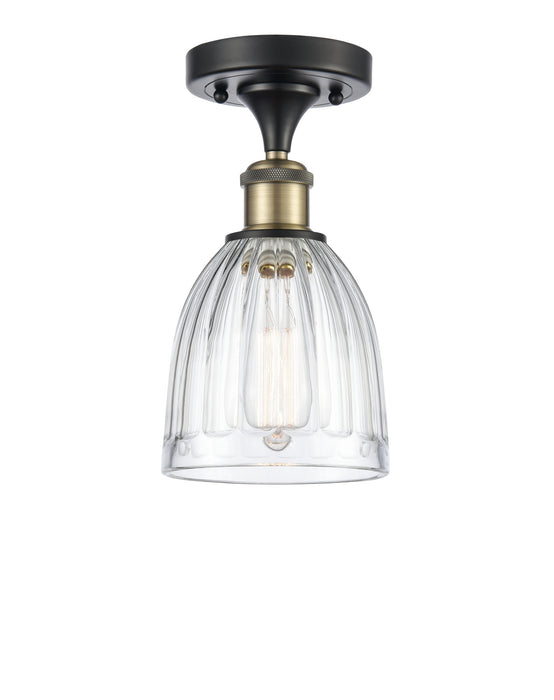 Innovations 516-1C-BAB-G442-LED LED Semi-Flush Mount, Black Antique Brass