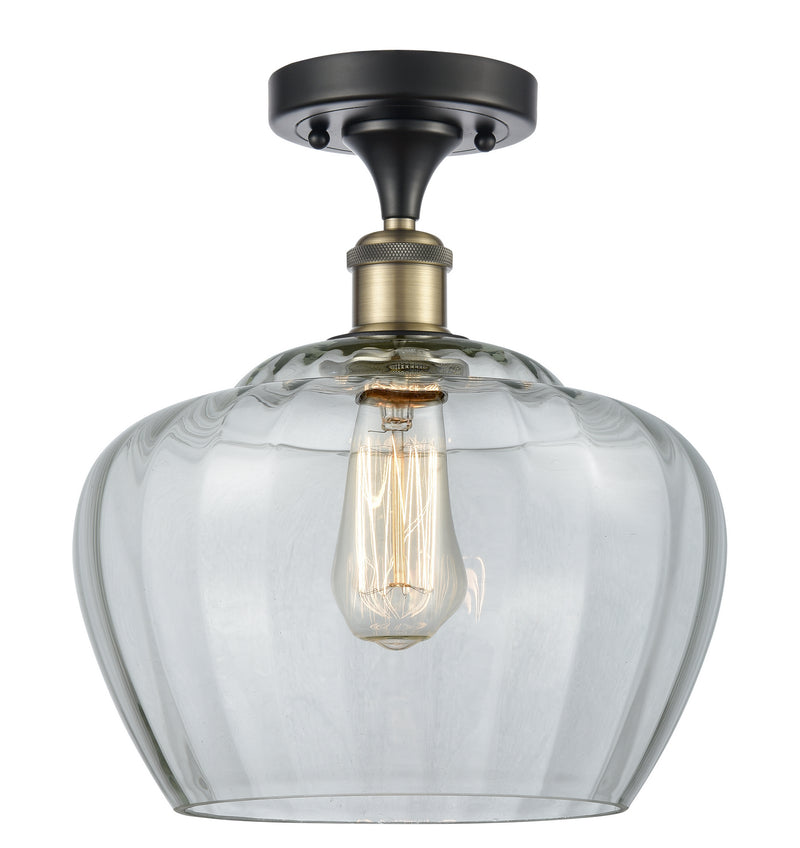 Innovations 516-1C-BAB-G92-L-LED LED Semi-Flush Mount, Black Antique Brass